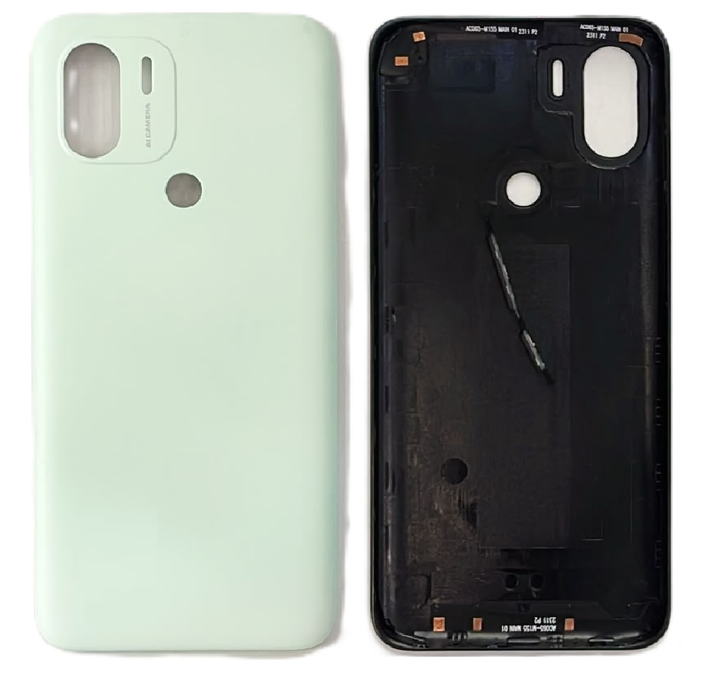 Compatible Replacement Xiaomi Redmi A1 / A2 Plus Back Panel Battery Cover Replacement – Blue, Green & Black Color: GREEN
